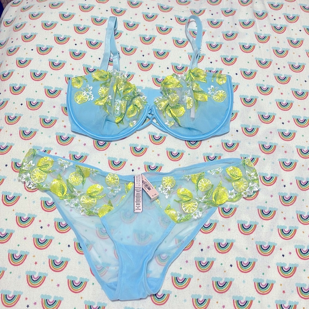 New with tags VICTORIAS SECRET bra and panty set